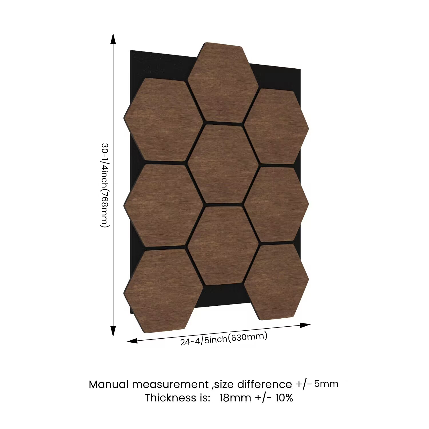 3D DIY Hexagon Wood Wool Acoustic Panel Beige Hexagon Mdf Nature Oak Veneer/Melamine Colors